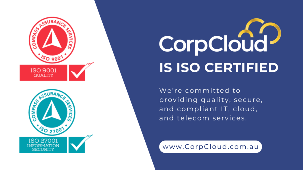 ISO Certification of CorpCloud